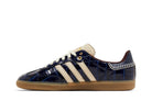 Tênis Adidas Samba x Wales Bonner Collegiate Navy Wonder White Azul Marinho vista traseira
