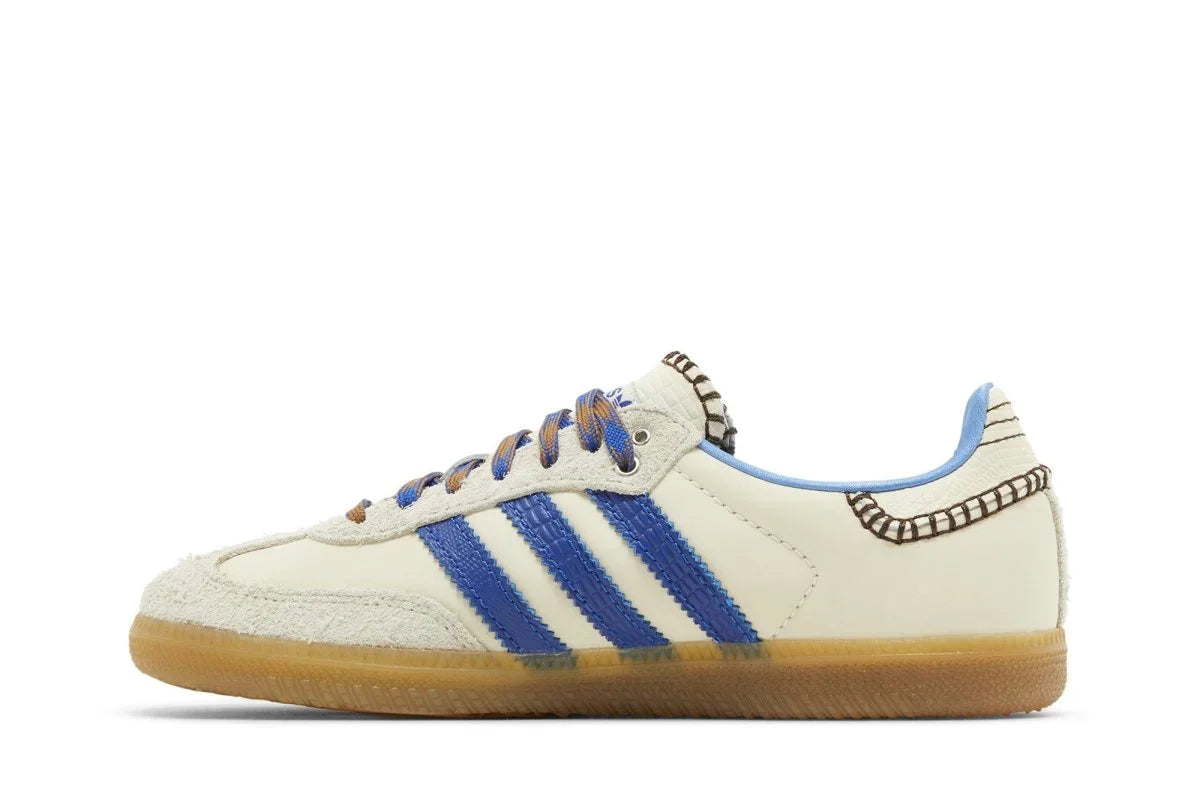 Tênis Adidas Samba x Wales Bonner Wonder Clay Royal Bege vista traseira