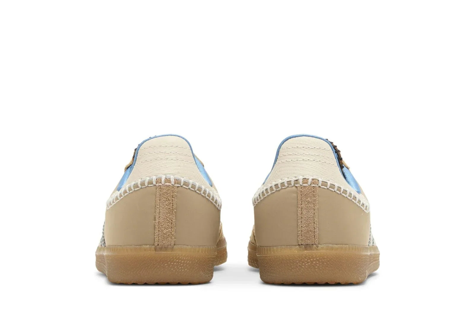 Tênis Adidas Samba x Wales Bonner Wonder White Marrom detalhe do solado