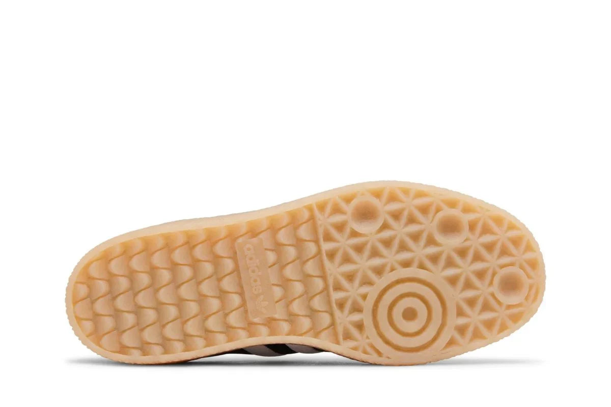 Tênis Adidas Sambae Black White Gum Preto vista traseira