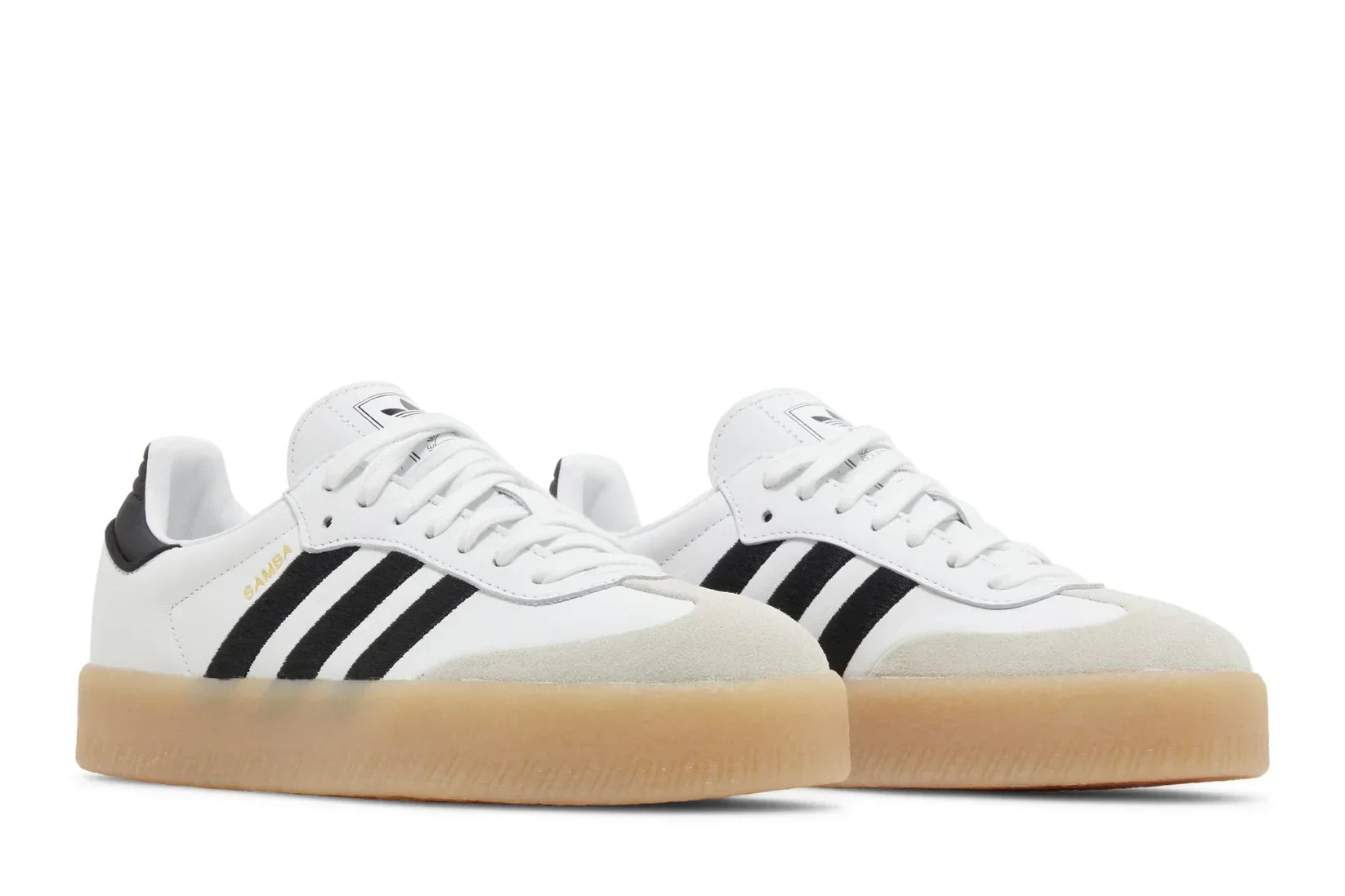 Tênis Adidas Sambae Cloud White Black Branco detalhe do solado