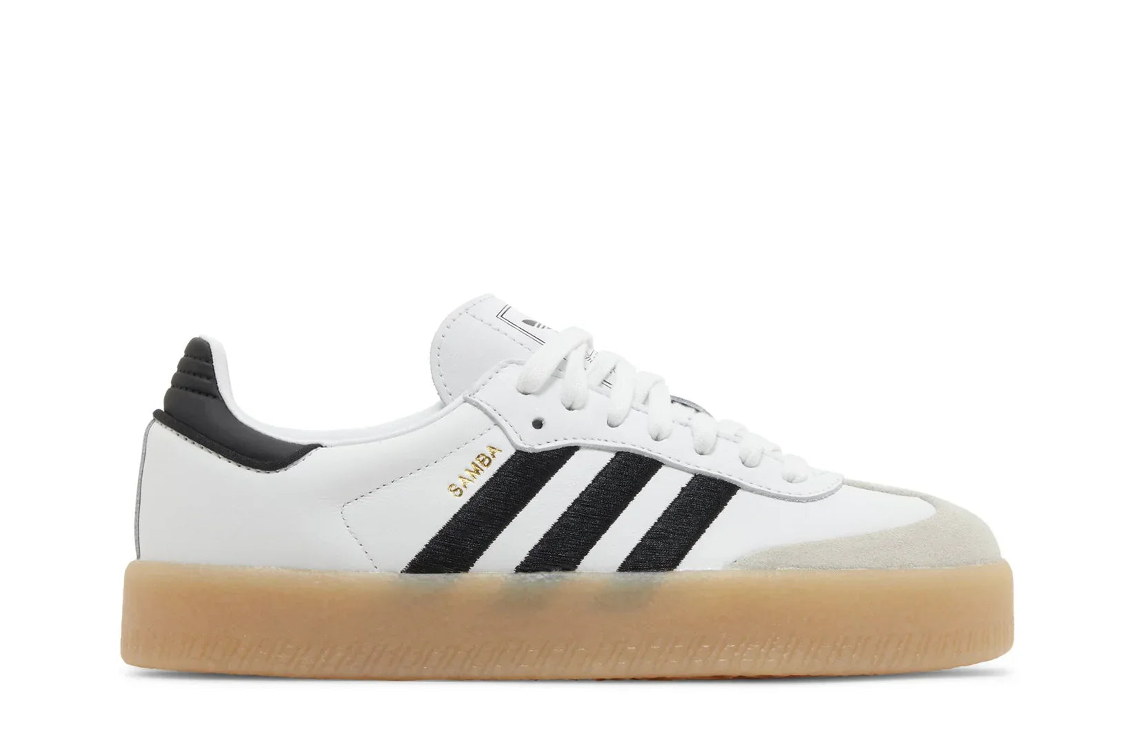 Tênis Adidas Sambae Cloud White Black Branco vista lateral