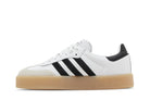 Tênis Adidas Sambae Cloud White Black Branco detalhe do material