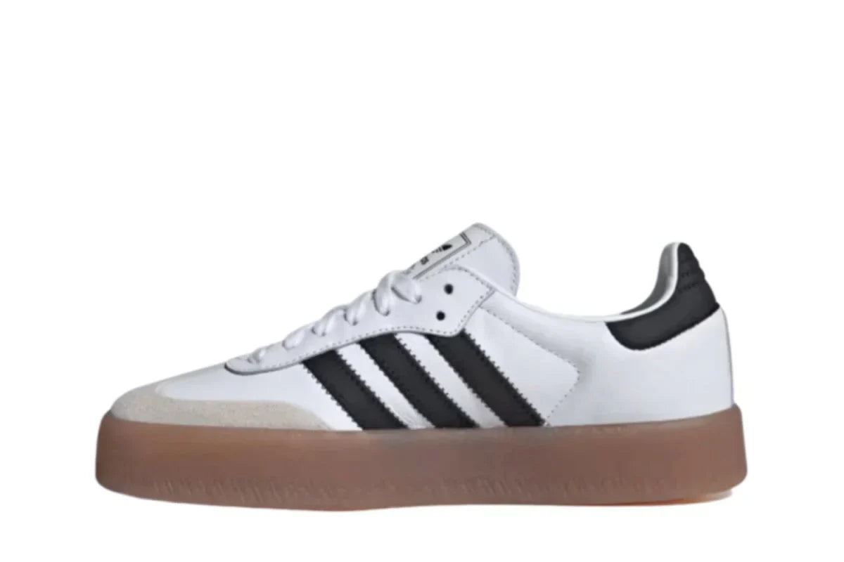Tênis Adidas Sambae Cloud White Silver Metallic Gold Branco detalhe do solado