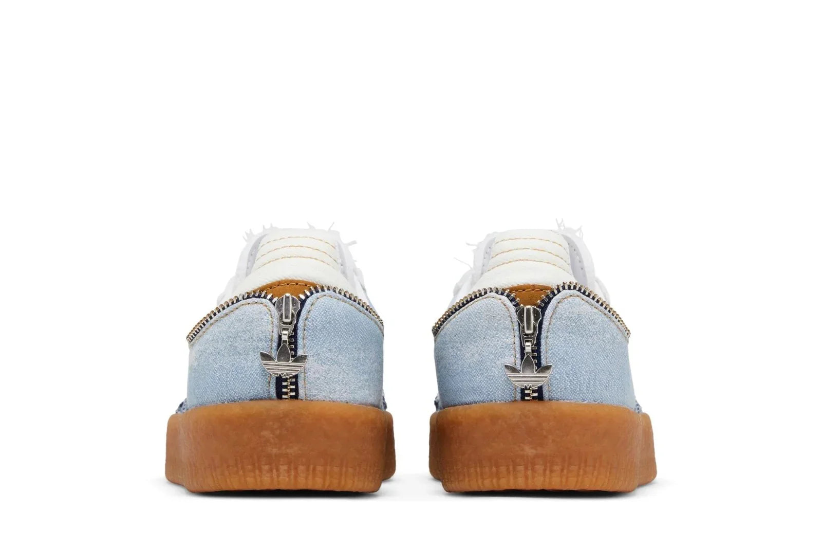 Tênis Adidas Sambae Denim Azul detalhe do solado