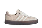 Tênis Adidas Sambae Linen Gum Bege vista superior