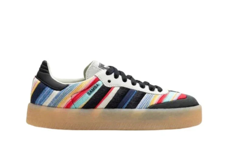 Tênis Adidas Sambae x KSENIASCHNAIDER Black Multicolor Colorido vista lateral