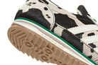 Tênis Adidas SL 72 Og Court Green Cow Print Bege detalhe do material