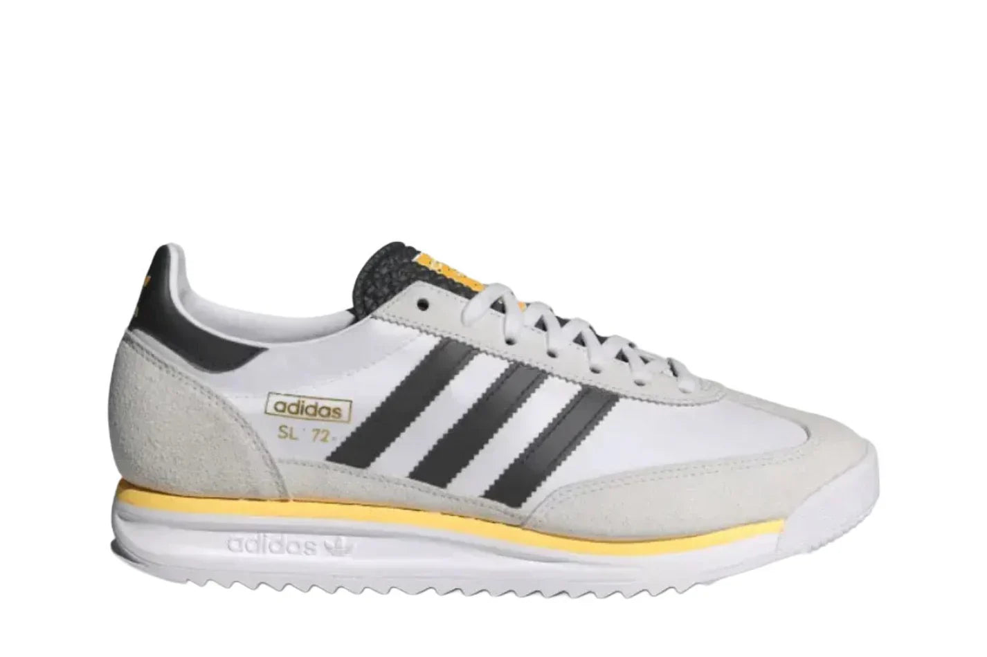Tênis Adidas SL 72 RS Cloud White Core Black Spark Branco vista lateral