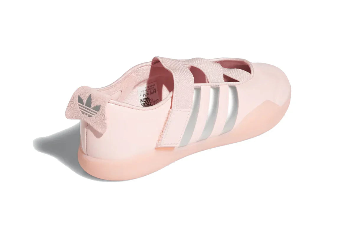 Tênis Adidas Taekwondo Caroline Hu x CLOT Pink Silver Rosa detalhe do solado