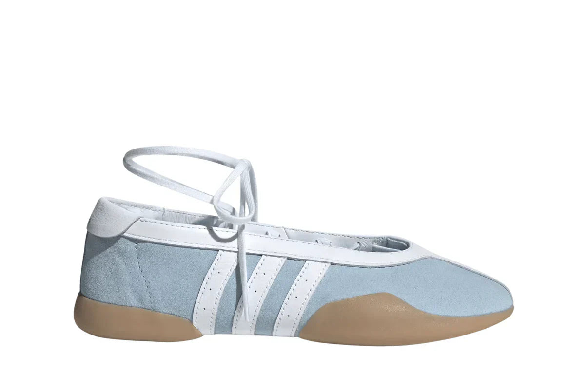 Tênis Adidas Taekwondo Mei Ballet Clear Sky Gum Azul vista superior