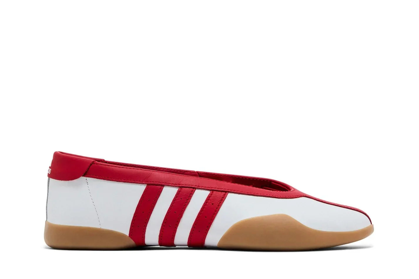 Tênis Adidas Taekwondo Mei Ballet White Scarlet Gum Vermelho vista superior