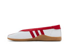 Tênis Adidas Taekwondo Mei Ballet White Scarlet Gum Vermelho detalhe do solado
