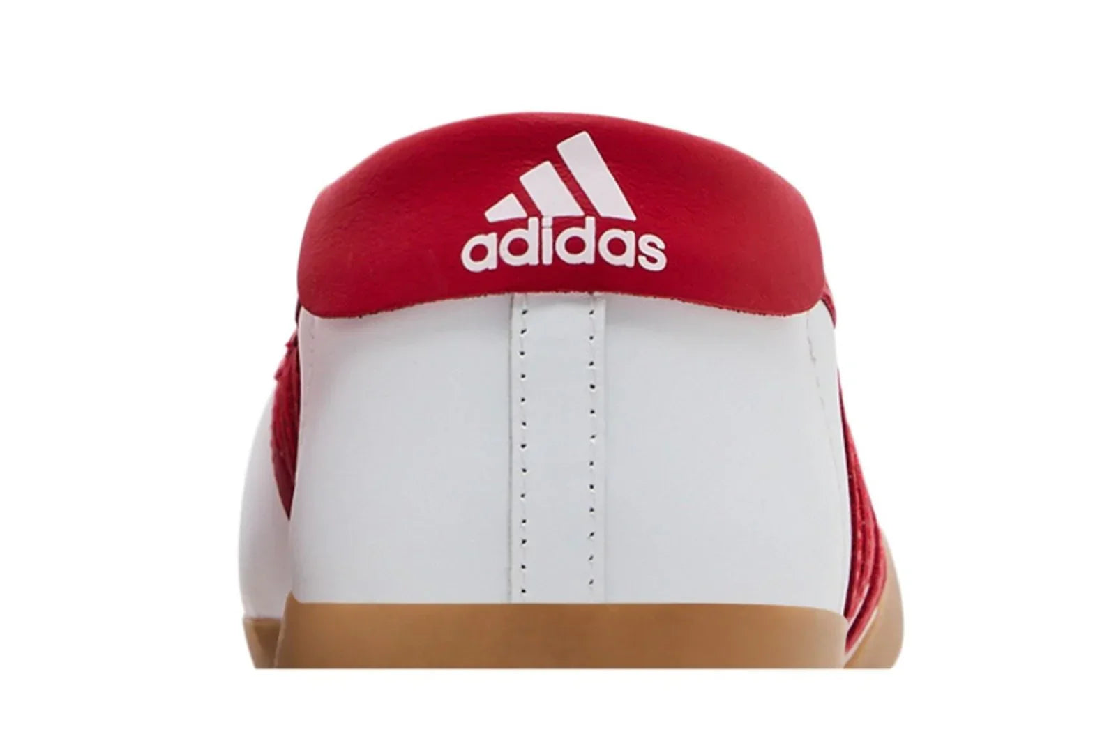 Tênis Adidas Taekwondo Mei Ballet White Scarlet Gum Vermelho vista traseira