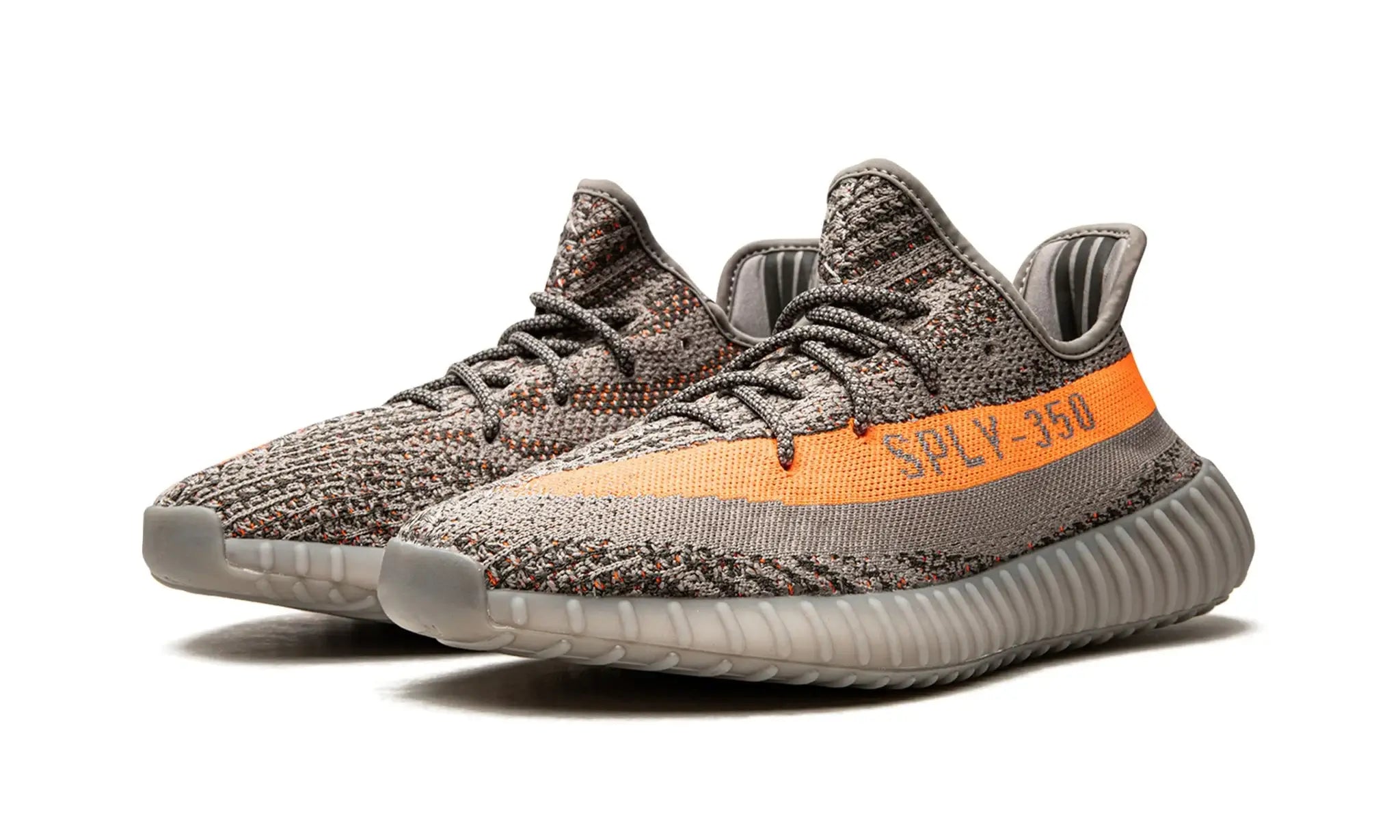 Tênis Adidas Yeezy Boost 350 v2 'Beluga Reflective' Cinza / Laranja - GW1229