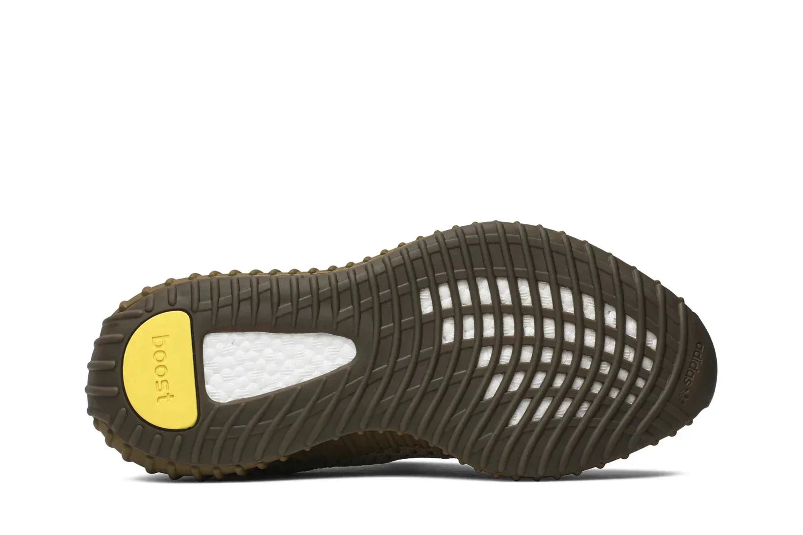Tênis Adidas Yeezy Boost 350 V2 Earth Marrom vista traseira