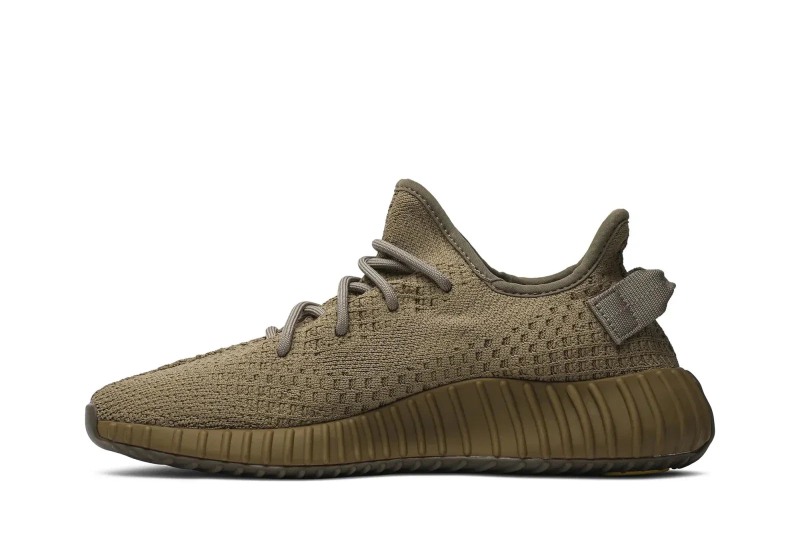 Tênis Adidas Yeezy Boost 350 V2 Earth Marrom detalhe frontal