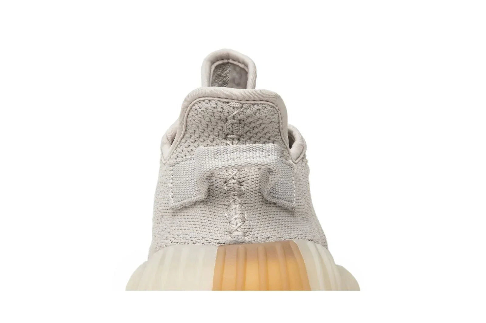 Tênis Adidas Yeezy Boost 350 V2 Sesame Cinza detalhe do material