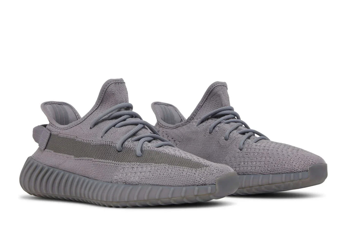 Tênis Yeezy Boost 350 V2 Steel Grey Cinza detalhe do material