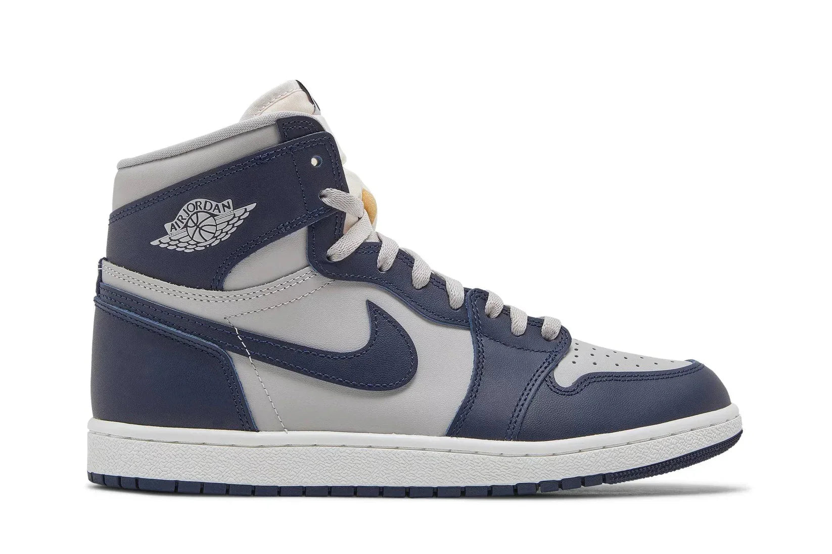 Tênis Air Jordan 1 High 85 College Navy Azul vista lateral