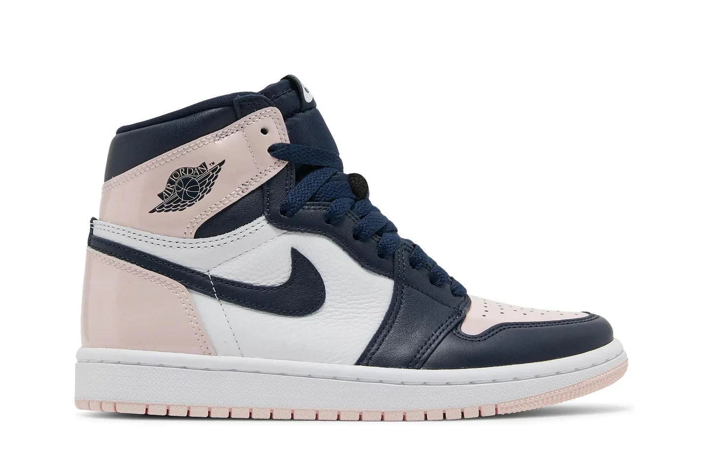 Tênis Air Jordan 1 High Atmosphere Rosa vista superior