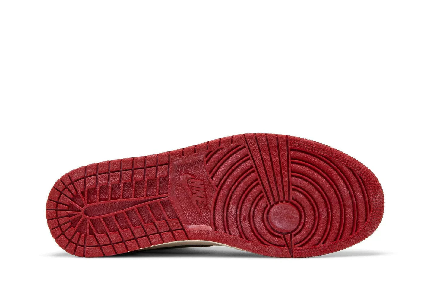 Tênis Air Jordan 1 High Chicago Lost and Found Vermelho vista traseira