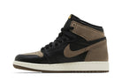 Tênis Air Jordan 1 High Palomino Marrom detalhe lateral