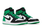 Tênis Air Jordan 1 High OG Lucky Green Verde detalhe lateral