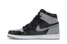 Tênis Air Jordan 1 High Og Rebellionaire Cinza detalhe lateral