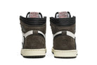 Tênis Air Jordan 1 High Og Sp x Travis Scott Mocha detalhe do solado