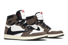 Tênis Air Jordan 1 High Og Sp x Travis Scott Mocha detalhe lateral