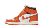 Tênis Air Jordan 1 High OG Starfish Laranja vista traseira