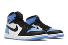 Tênis Air Jordan 1 High OG UNC Toe Azul vista traseira