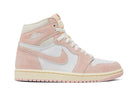 Tênis Air Jordan 1 High OG Washed Pink Rosa vista lateral