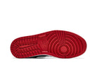 Tênis Air Jordan 1 High Patent Bred Vermelho detalhe lateral