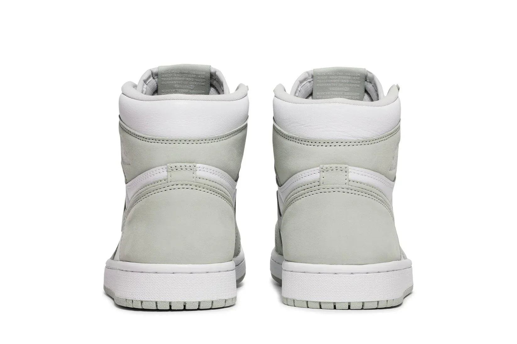 Tênis Air Jordan 1 High Seafoam Verde vista traseira