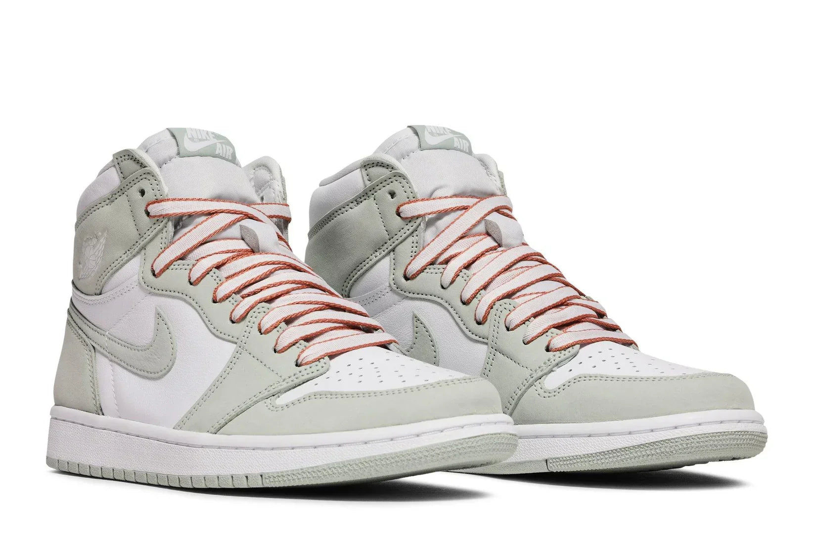 Tênis Air Jordan 1 High Seafoam Verde detalhe lateral