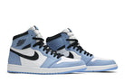 Tênis Air Jordan 1 High University Blue (UNC) Azul vista traseira