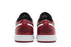 Tênis Air Jordan 1 Low Alternate Bred Toe Vermelho detalhe do material