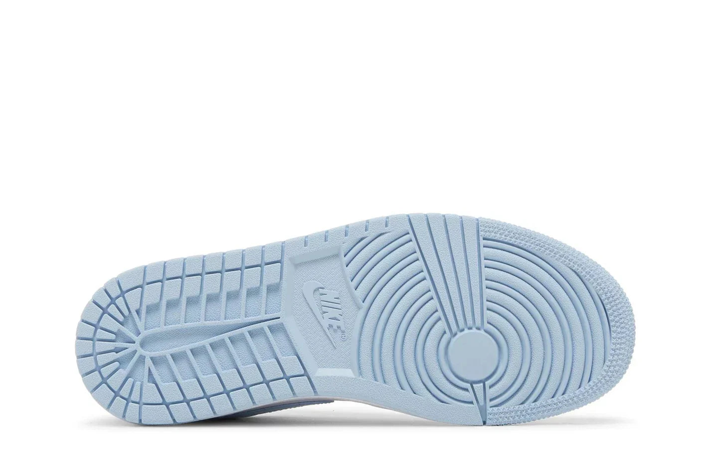 Tênis Air Jordan 1 Low Aluminium Azul detalhe lateral