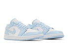 Tênis Air Jordan 1 Low Aluminium Azul detalhe do solado