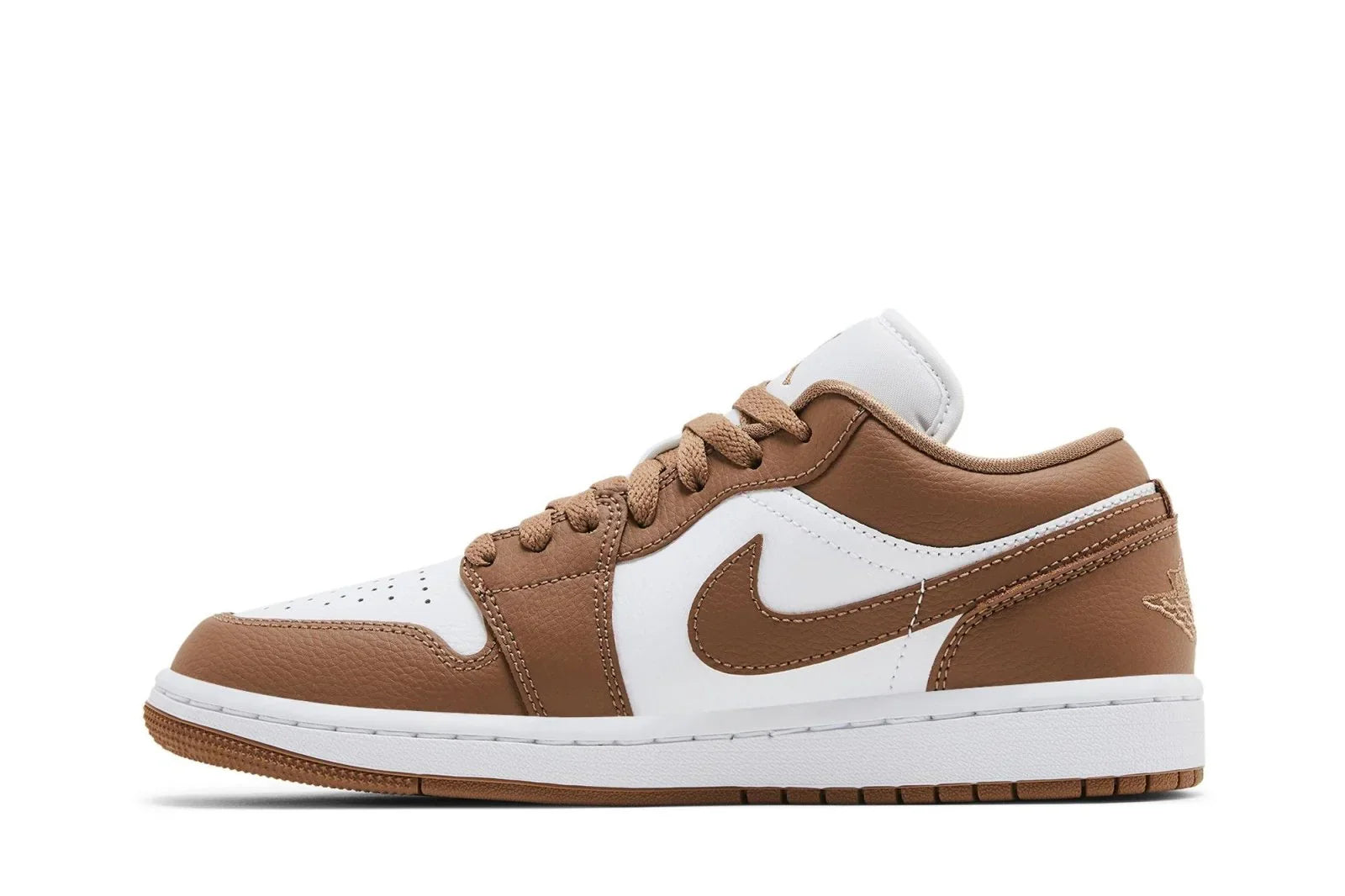 Tênis Air Jordan 1 Low Archaeo Brown Marrom detalhe do solado