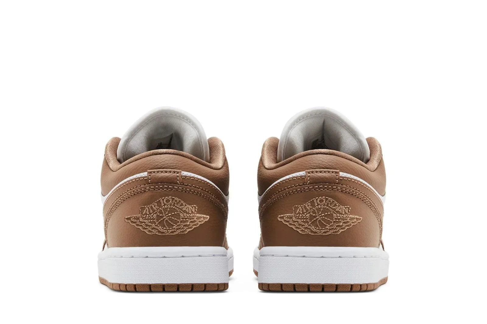 Tênis Air Jordan 1 Low Archaeo Brown Marrom detalhe do material