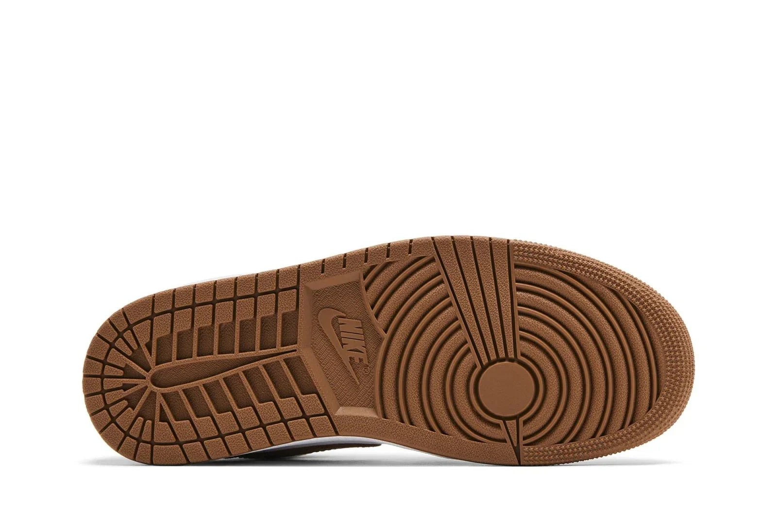 Tênis Air Jordan 1 Low Archaeo Brown Marrom detalhe frontal