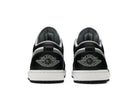 Tênis Air Jordan 1 Low Black Medium Grey Cinza detalhe do material