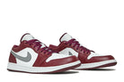 Tênis Air Jordan 1 Low Cherrywood Red Vermelho detalhe do material