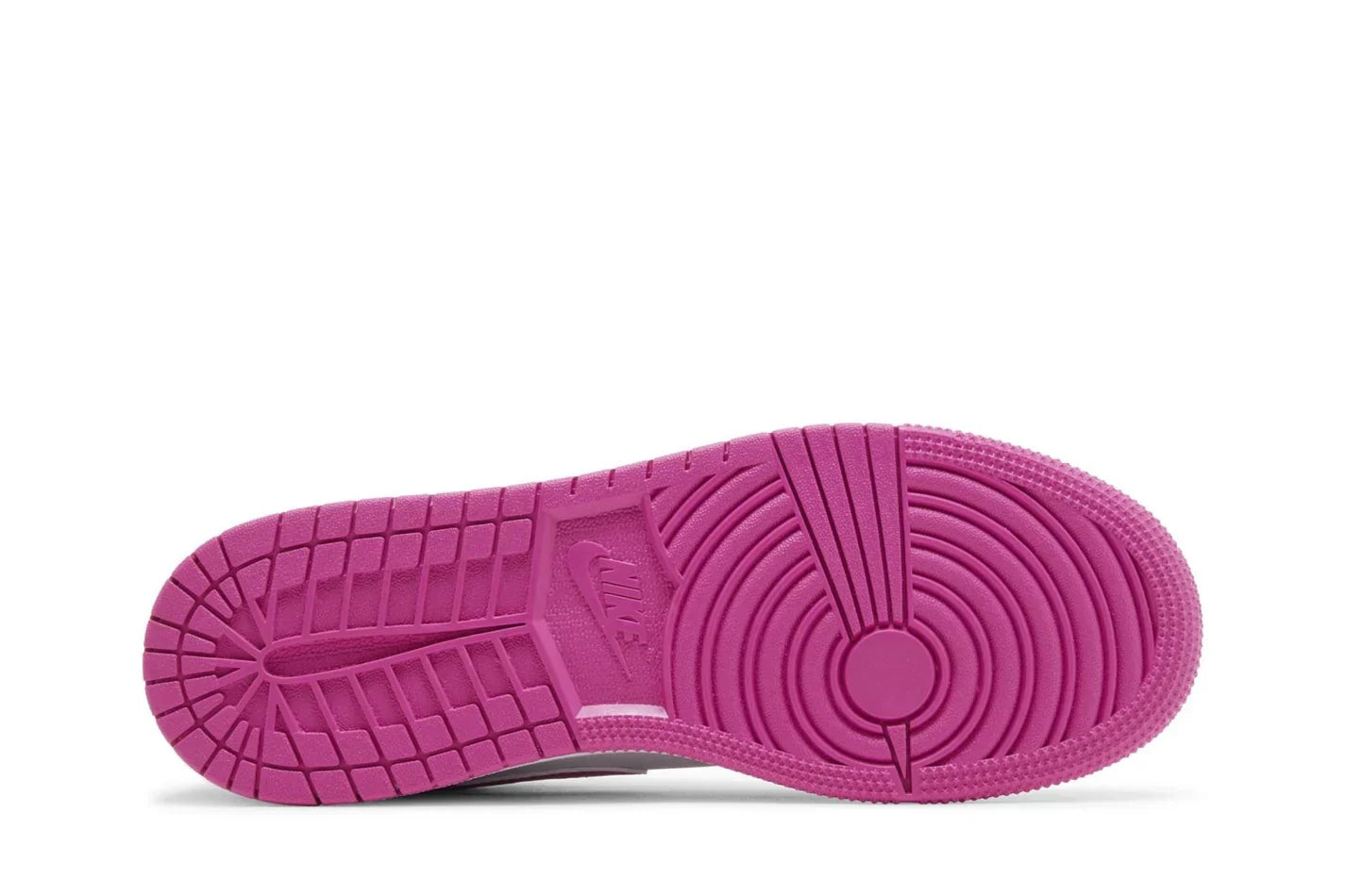 Tênis Air Jordan 1 Low Fire Pink Rosa detalhe do material