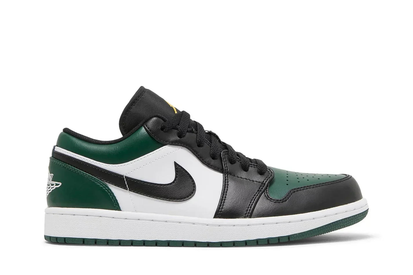 Tênis Air Jordan 1 Low Green Toe Verde vista superior