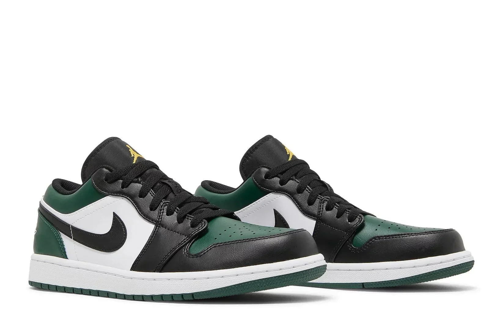 Tênis Air Jordan 1 Low Green Toe Verde detalhe lateral