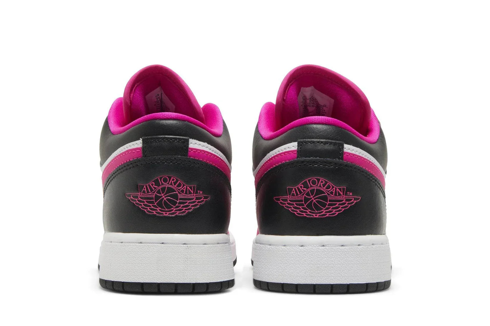 Tênis Air Jordan 1 Low GS Fierce Pink Rosa detalhe do material